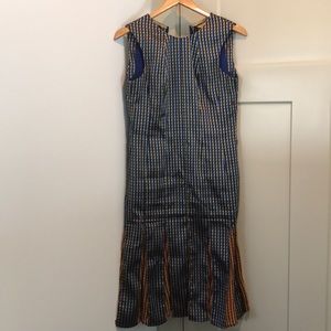 Beautiful Hanley Geometric Silk Dress